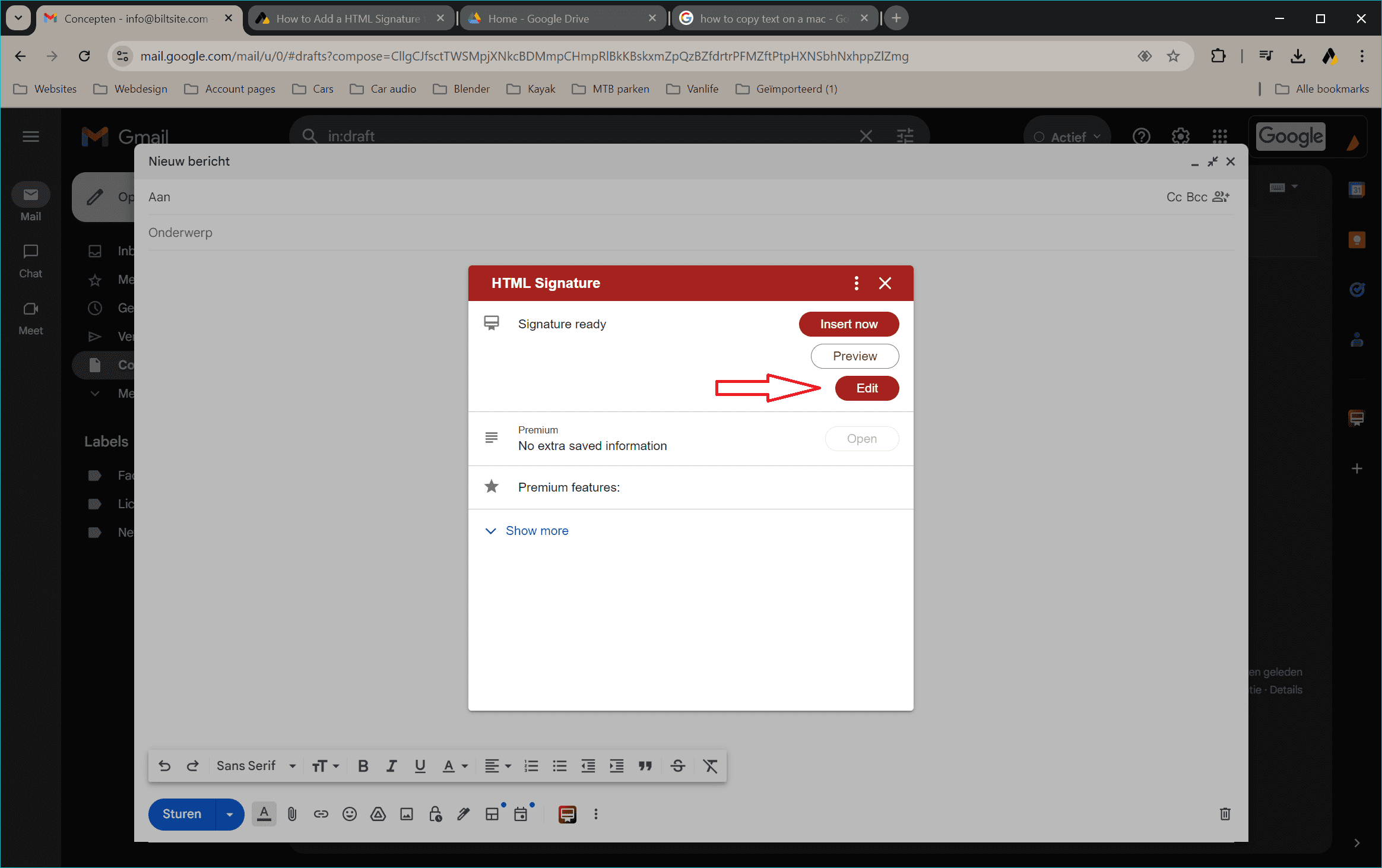 Step 2 adding the signature to the addon 3