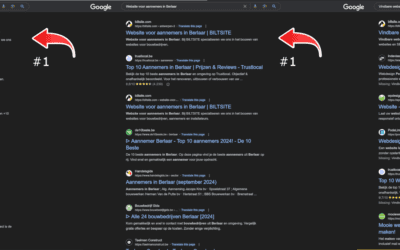 Website Domineren in Google Zoekresultaten